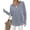 Grey, variant on BTFBM Sweaters for Women Fall Clothes Pocket Quarter Zip Pullover V Neck Long Sleeve Knit Trendy Winter Sweater