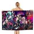 thumbnail image 1 of Helluva Boss Toalla de playa de secado rápido con diseño temático, regalo para mujeres y niñas, ideal para cumpleaños, fans, amantes de la música, uso en la playa o al aire libre, 78 × 150 cm, 1 of 6
