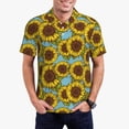 thumbnail image 1 of Fotbe Sunflowers Camiseta Polo de Golf para Hombre con Estampado – Camisa Deportiva Transpirable con Cuello Abotonado-XX-Large, 1 of 6