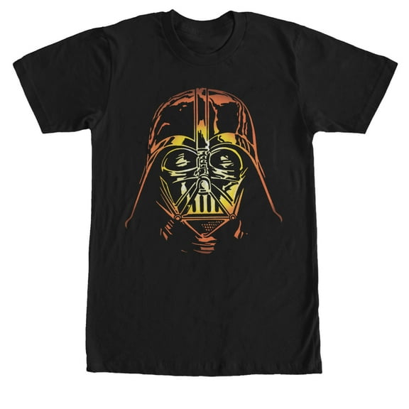 Men's Star Wars Darth Vader Halloween Jack-O'-Lantern Graphic Tee Black 2X Large