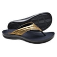 thumbnail image 4 of AEROTHOTIC Comfortable Arch Support Flat Sandals for Women Comfy Toe Post with Cute Soft Padded Straps Casual Fashion Vacation Essentials Dressy Shower Sandals (Sela Brown, Size 6), 4 of 5