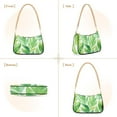 thumbnail image 2 of Womens Chain Shoulder Bag Leaves Green Classic Tote Handbags Fashion Clutch Hobo Purse with Zipper for Travel Casual, 2 of 7