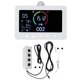 thumbnail image 2 of Detector Inteligente De CO2 Controlador De Dióxido De Carbono Monitor De CO2 De 2 Canales, Función WiFi, Pantalla LCD Grande Configuración De Monitoreo Remoto Y, 2 of 7