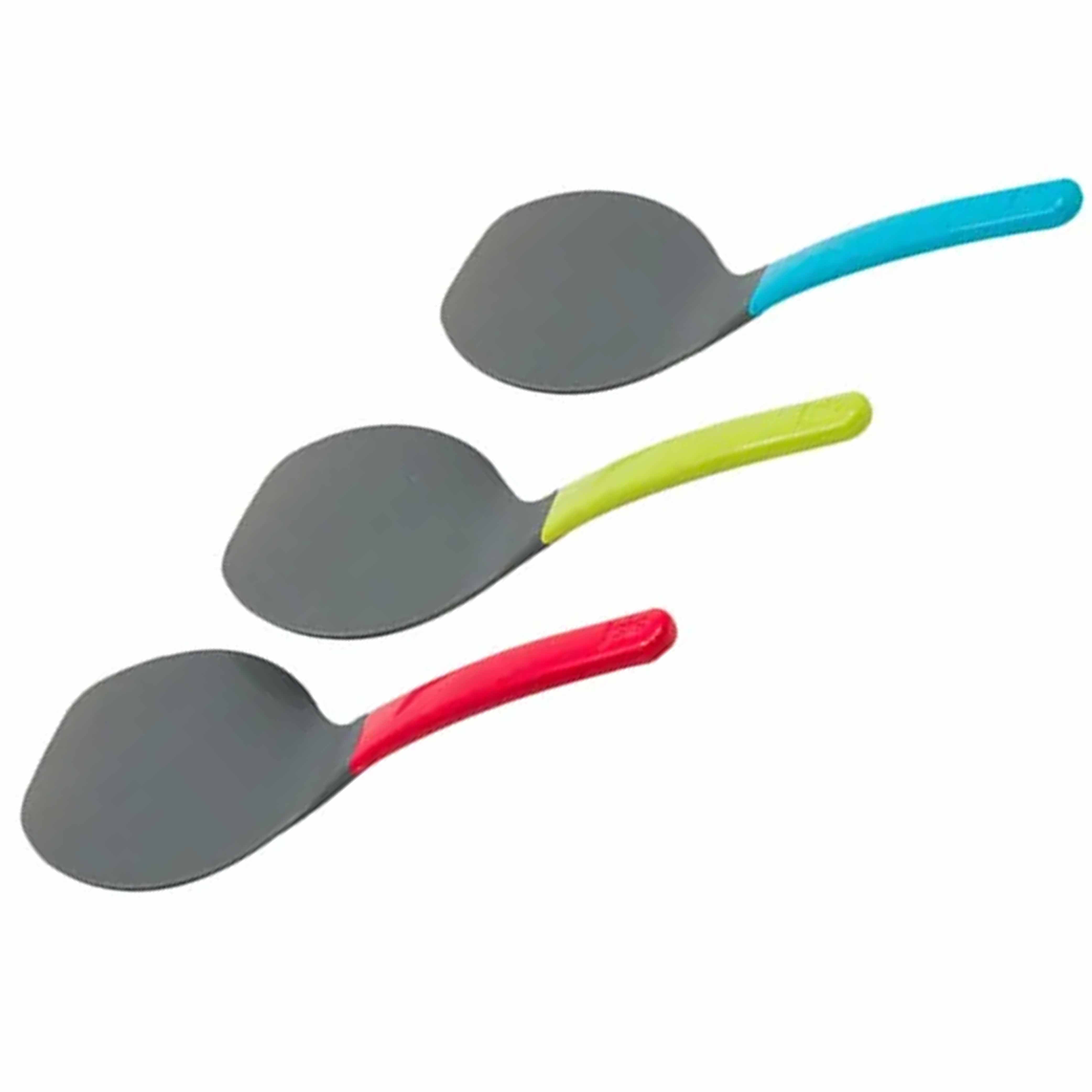 Jeexi Silicone Spatula Set, 2 Flexible Turners for Non-Stick Cookware, Heat  Resistant Kitchen Spatulas Pack, Cooking, Frying and Flipping Utensils Non