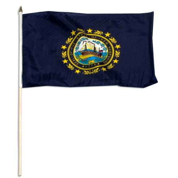 New Hampshire flag 12 x 18 inch