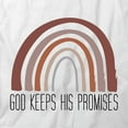 thumbnail image 2 of God Keeps His Promises T-Shirt | Religious Christian White Tee Gift, 2 of 5