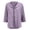 Light Violet, variant on Women's Cotton Linen Shirt Crinkle Gauze Tops for Women 3/4 Sleeve Casual Loose Blouse Soft Breathable Comfort Top for Spring Summer Daily Wear by Gbobgt Black XXL