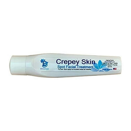 crepey skin spot facial treatment with hyaluronic acid, alpha hydroxy and more, diva stuf