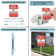 thumbnail image 5 of Sign No Invassing Private Property, 10 x 14 cm, con estaca, paquete de 3, 5 of 8
