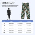 thumbnail image 2 of Cauagu Lilies Flowers Mens Pajama Pants Sleep & Lounge Pants,PJ Bottoms with Pockets-Medium, 2 of 7