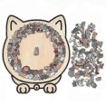 thumbnail image 5 of 135pcs Irregular Morandi-Colored Cat Shaped Wooden Jigsaw Puzzle Unique Animal Shape Wooden Puzzles for Adults Kids Holiday Birthday Present Idea, 5 of 5