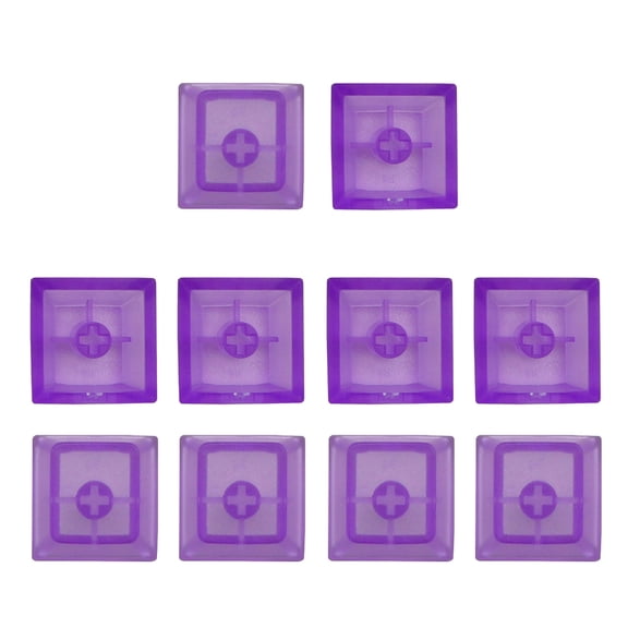 10Pcs Transparents PC Original Height Keycaps Mechanical Keyboards Keycaps Matte Frosteds Keycaps For Game Lovers