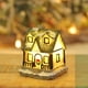 thumbnail image 5 of Adornos navideños Tal, casas pequeñas de resina, Micro paisaje, casa de resina, baratijas, regalos de Navidad JAMW  Sencillez, 5 of 5