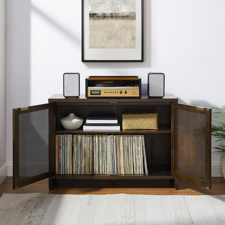 Crosley Kenji Turntable Cabinet, Record Player Stand with Vinyl