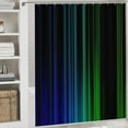 thumbnail image 4 of 3D Abstract Lines 4 Piece Shower Curtain Sets, Non-Slip Rugs, Toilet Lid Cover And Bath Mat, for Bathroom Decor Set, 72" X 72", 4 of 7