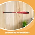 thumbnail image 3 of KAKOWELY baseball bat holder 2 Pair Acrylic Baseball Bat Wall Mount Holder Stand Horizontal Baseball Bat Display Rack Hanger Softball Bat Wall Mount For Memorabilia Collectible, 3 of 5