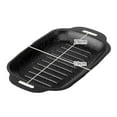 thumbnail image 5 of BBQ Plate Grill Pan Griddle Carbon Steel Nonstick for Outdoor Indoor Stovetop Gas Induction Cooking, 5 of 7