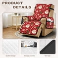 thumbnail image 3 of Yuyamidu Santa Claus Stretch Recliner Chair Cover Waterproof Recliner Chair Protector with Elastic Edge Easy to Install Single-Seater Sofa Slipcovers Gift for Holiday, 3 of 7
