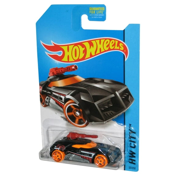 Hot Wheels HW City (2013) Black Turbo Turret Die-Cast Toy Car 57/250