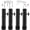 2 LEVELS ADJUSTABLE HEIGHT, variant on Folding Table Leg Extenders 2 Levels Adjustable Height Steel Furniture Risers 4-Pack