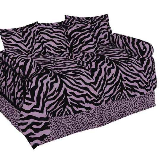 Pink Zebra Print Daybed Cover Set Com