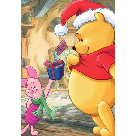 Winnie the Pooh Diamond Painting Kits for Adults and Kids Full Drill Round Rhinestone Paint with Diamonds Cross Stitch Embroidery Art Diamond Art (12X16 Inch)