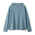 thumbnail image 4 of Bixock Women's Maternity Tops Long Sleeve Casual Pregnant Tops Crew Neck Soft Breathable Maternity Shirts Comfortable Maternity Clothings, 4 of 7