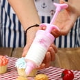 thumbnail image 4 of Biscuit Cookie Press Mold DIY Cookie Maker mold biscuit maker Cake Decorating Icing Frosting Kit with Nozzles, 4 of 6