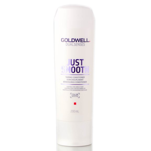 6.7 oz , Goldwell Dualsenses Just Smooth Taming Conditioner , Hair Beauty Product - Pack of 1 w/ Sleek Pin Comb