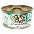 thumbnail image 1 of Fancy Feast Pate Cod, Sole & Shrimp, Wet Cat Food 85g, 85g, 1 of 5