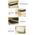 thumbnail image 4 of CHICIRIS Lunch Box, Lunchbox, Bento Boxes, Double Layer, 1400ml With Cutlery, Stainless Steel, With Cutlery, Portable Bento Box For Work, School, Office, 4 of 8