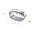 thumbnail image 3 of Prensa de ajos, acero inoxidable, súper resistente, apta para lavavajillas, imprescindible en la cocina (plateada, con sacacorchos) brillar Electrónica, 3 of 5
