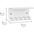 thumbnail image 2 of Wall Mounted Toothbrush Holder for Shower, Aluminum Self-Adhesive 5 Slots Tooth Brush and Toothpaste Organizer Hanger Compatible with Colgate Extra Clean, Oral-B CrossAction (White), 2 of 6