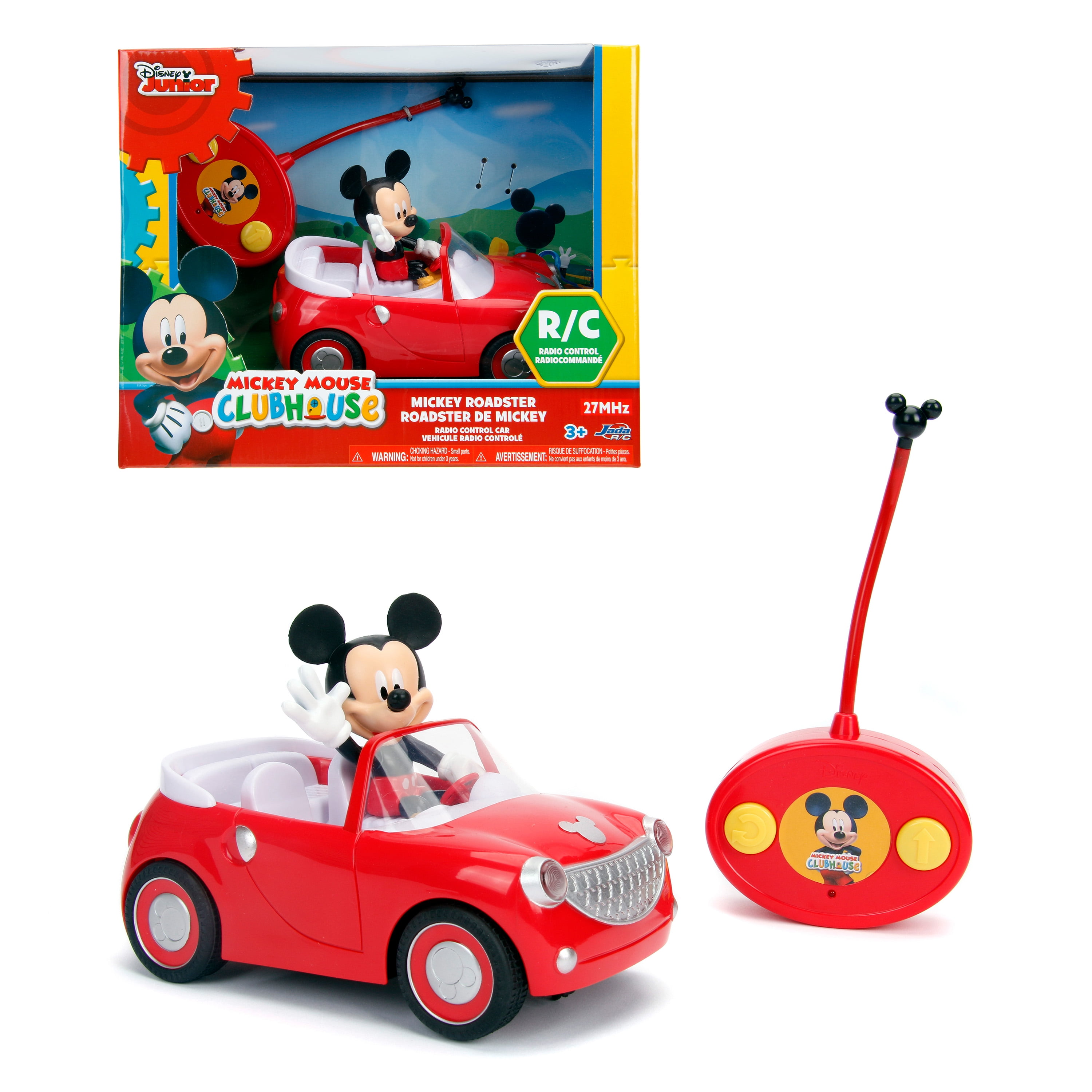 Jada Toys Classic Roadster Mickey Mouse Battery Powered Rc Car Walmart Com Jada Toys Classic Roadster Mickey Mouse Battery Powered Rc Car Walmart Com