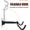 thumbnail image 4 of Bike Wall Mount Hanger - Horizontal Bicycle Indoor Storage Rack | Cycling Wall Mounted Holder Hook - Hang Your Road, Mountain or Hybrid Bikes in Garage or Home, 4 of 7