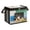 #0158-Black, variant on Cheapark Storage Box Large Book Organizer Bin 11.8x9.1x9.8 Inch For Home Office Paperwork Storage Space Saving Use Gift