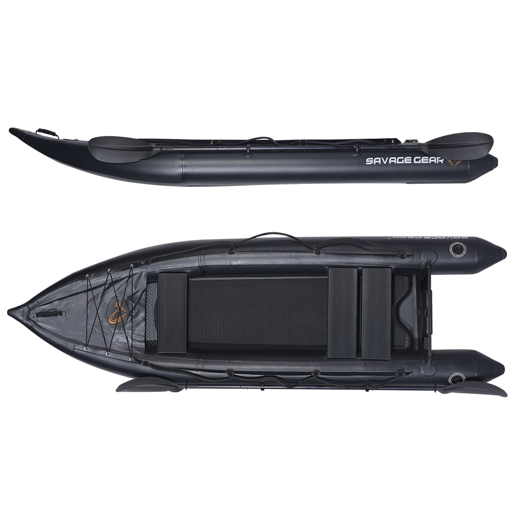 Ikuby 2 Person Inflatable Fishing Kayak PVC Boat - 130 x 43 x 11.8 Inches