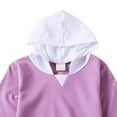 thumbnail image 6 of KPOPLK boys Zip Up Hoodie Sweatshirt, Signature Logo Design, Kangaroo Pockets, Made With Lightweight Fleece(3-4 Years,Purple), 6 of 6