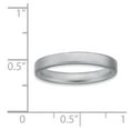 thumbnail image 5 of White Sterling Silver Ring Band Stackable Expressions Rhodium Satin, 5 of 5