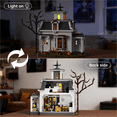 thumbnail image 2 of Witch's Magic House Building Block Sets Halloween Haunted House Horror Castle Gift for Adults Kids, 2 of 7