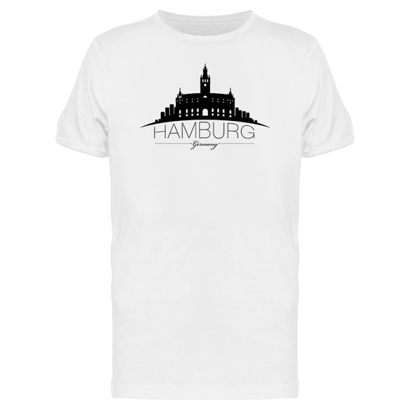 Hamburg City Skyline Landmark Tee Men's -Image by Shutterstock