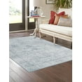 thumbnail image 4 of Unique Loom Timeless Collection Area Rug - Peter (7' 6" x 10' 6" Rectangle Ivory/Teal), 4 of 12