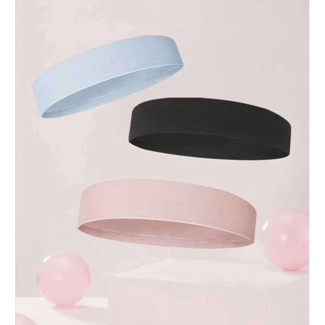 RV Diademas deportivas (45*4cm), 3PCS Diadema para mujer, Diademas elásticas, Diademas para yoga, Diademas para correr Accesorios para el cabello de entrenamiento deportivo Rojo Verde