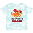 thumbnail image 3 of Inktastic Little Brother Cute Red and Orange Dragon Boys Toddler T-Shirt, 3 of 5