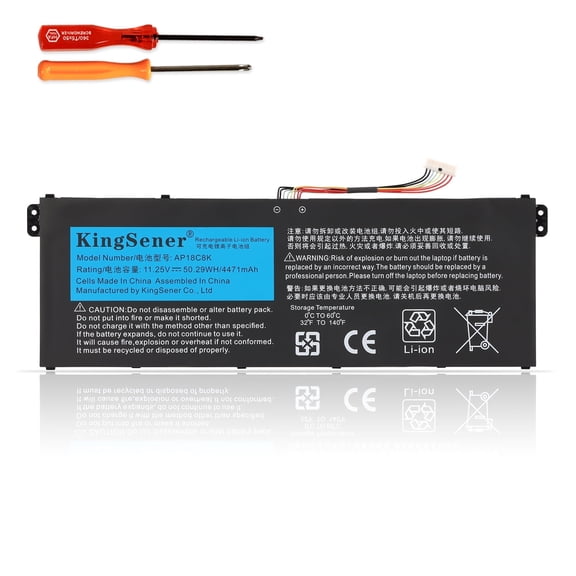 Kingsener AP18C8K Battery Replacement For Acer Aspire Aspire 5 A514-52 Swift 3 SF314-42 SF314-57 SF314-58-523B 11.25V 4471mAh/50.29WH