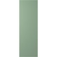 thumbnail image 5 of Ekena Millwork 17 1/2"W x 39"H Americraft Five Board Exterior Real Wood Two Equal Panel Framed Board-n-Batten Shutters (Per Pair), Track Green, 5 of 9