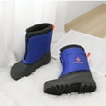 thumbnail image 3 of Dream Pairs Boys Girls Kids Warm Waterproof Snow Boots Winter Outdoor Snow Boots KSTAR ROYAL/BLUE/ORANGE Size 2, 3 of 5