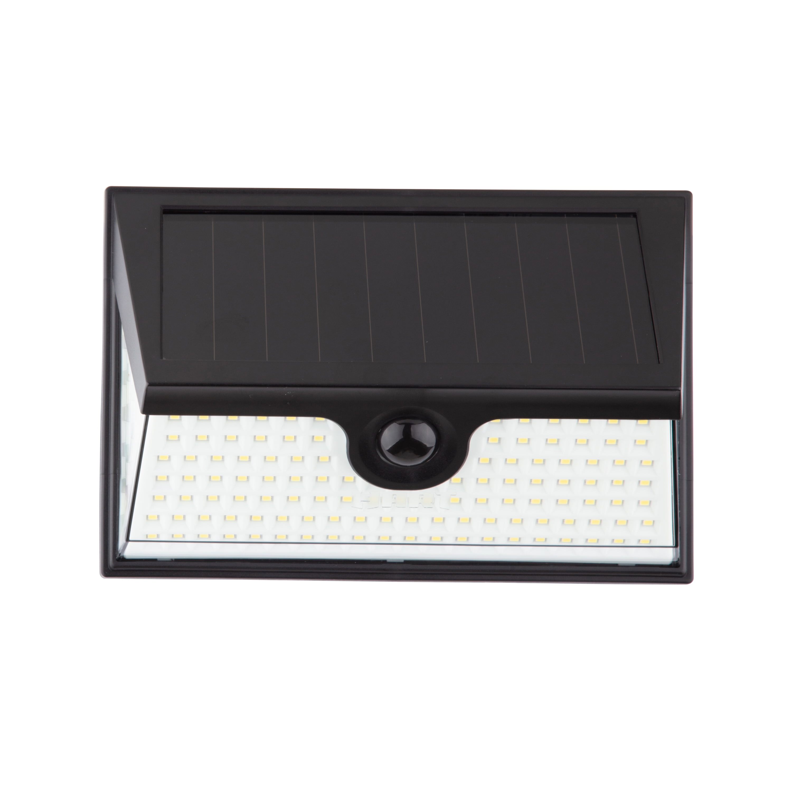 HART Solar LED Pathway and Security Light, Dusk to Dawn, Black, One Piece Design, 2000 Lumens