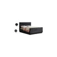 thumbnail image 2 of Meridian Furniture Paxton Black Chenille Fabric King Bed, 2 of 8