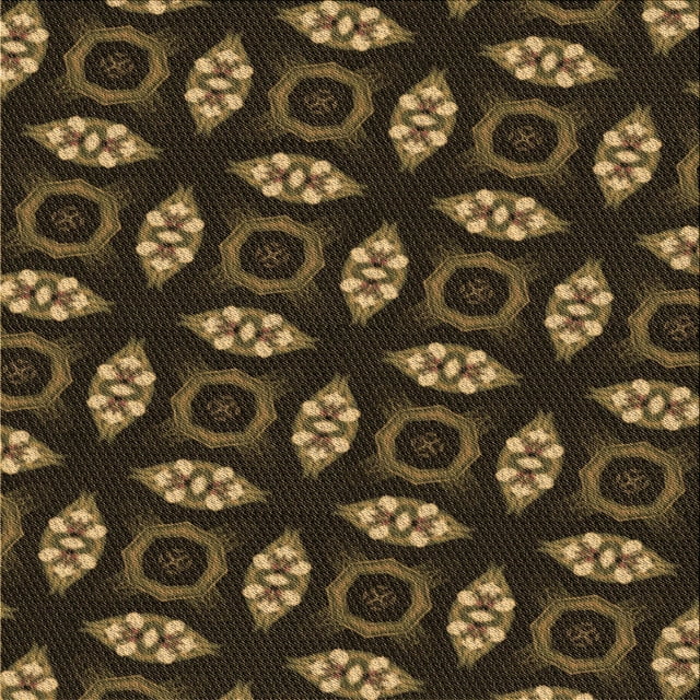 Ahgly Company Tapis d'Intérieur Lavable en Machine Carré Transitionnel Marron Clair, 6 Pieds Carré